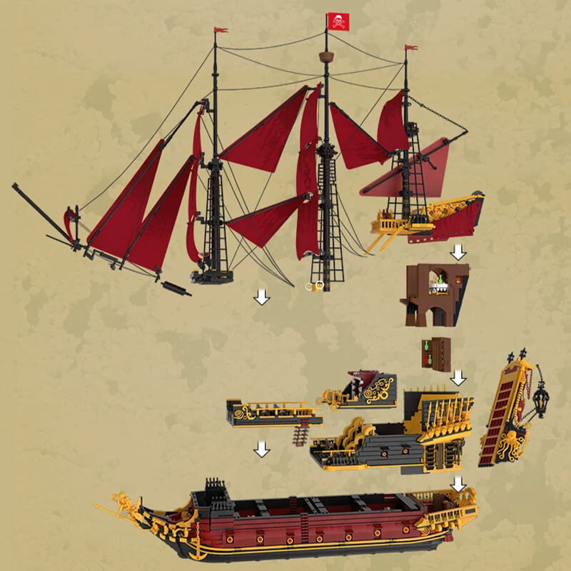 The Queen Anne's Revenge 5665Pcs-4