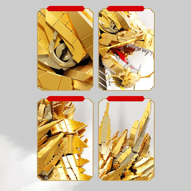 Gold Edition Dragon Head 2571pcs-2