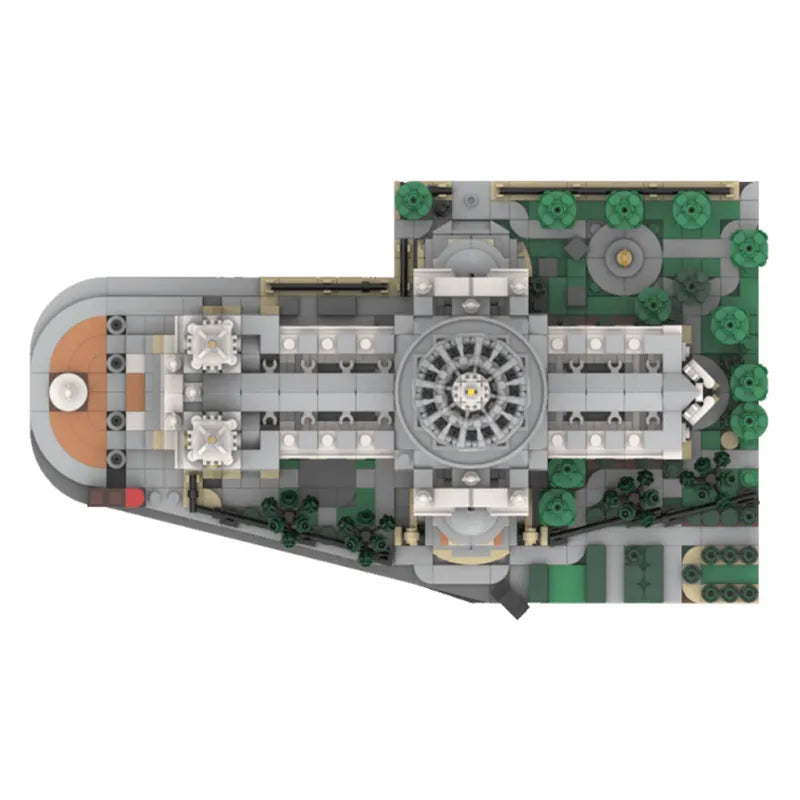 Saint Paul's Cathedral 1:800 2148pcs-3