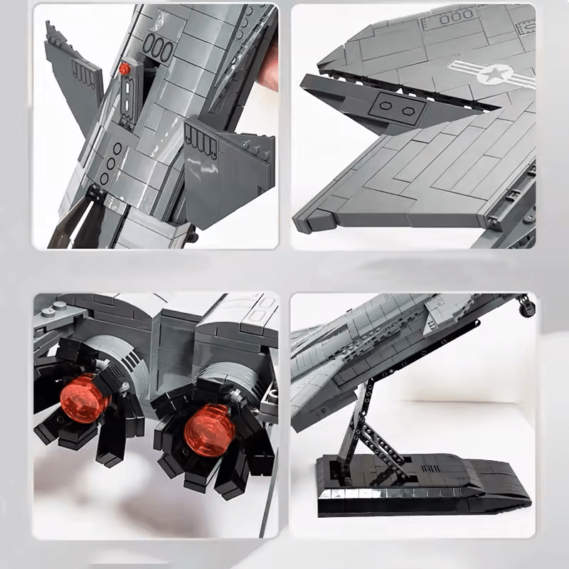 J-20 Stealth Fighter 1410pcs-4