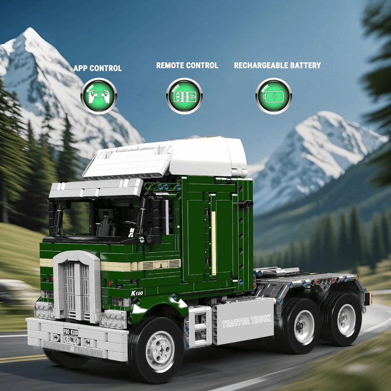 Remote Controlled 70s Cabover Truck 2180PCS-2