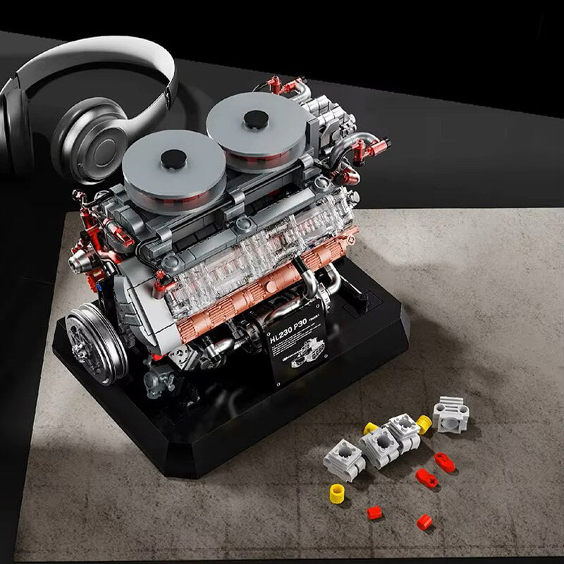 WW2 German V8 Tank Engine 1235Pcs-3