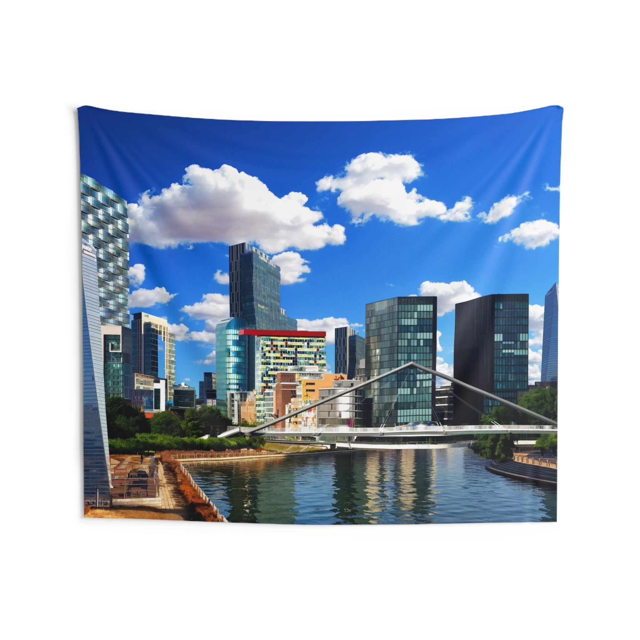 South korea Skyline Tapestry-3