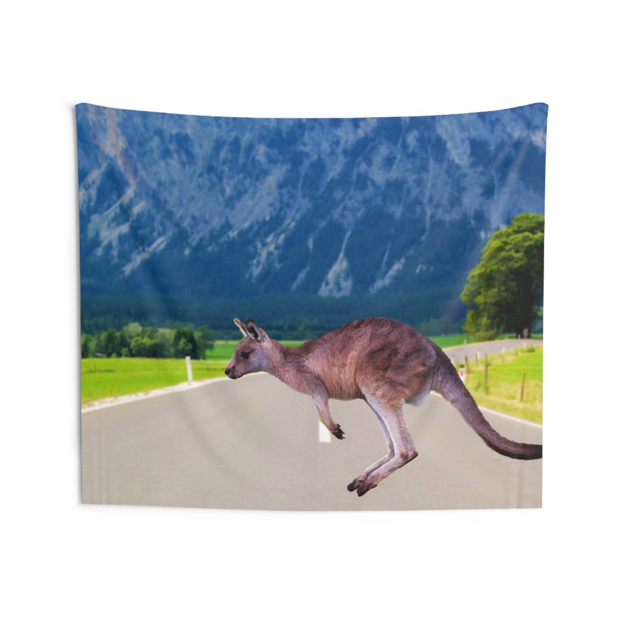 Running kangaroo Tapestry-3