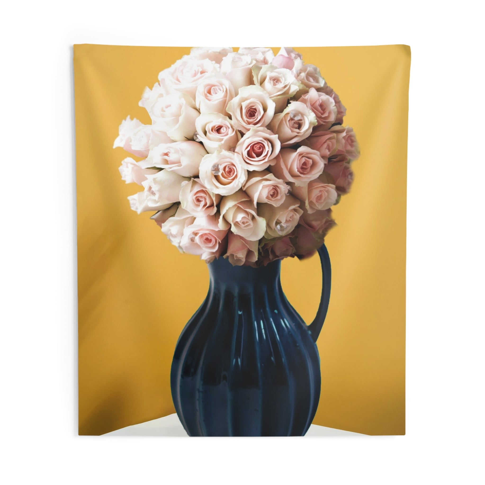 Blue Flower Vase Tapestry-3