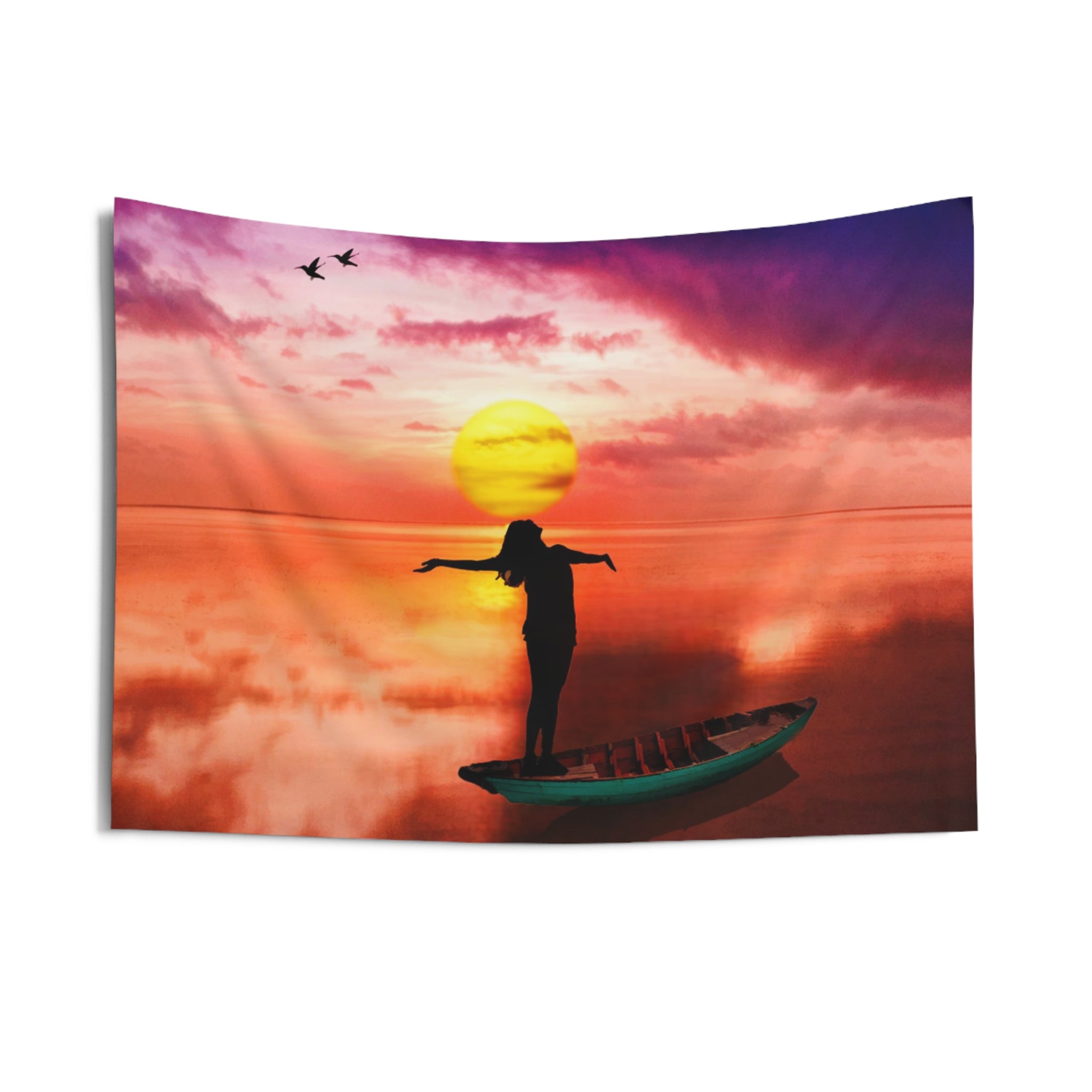 Women Lake Tapestry-2