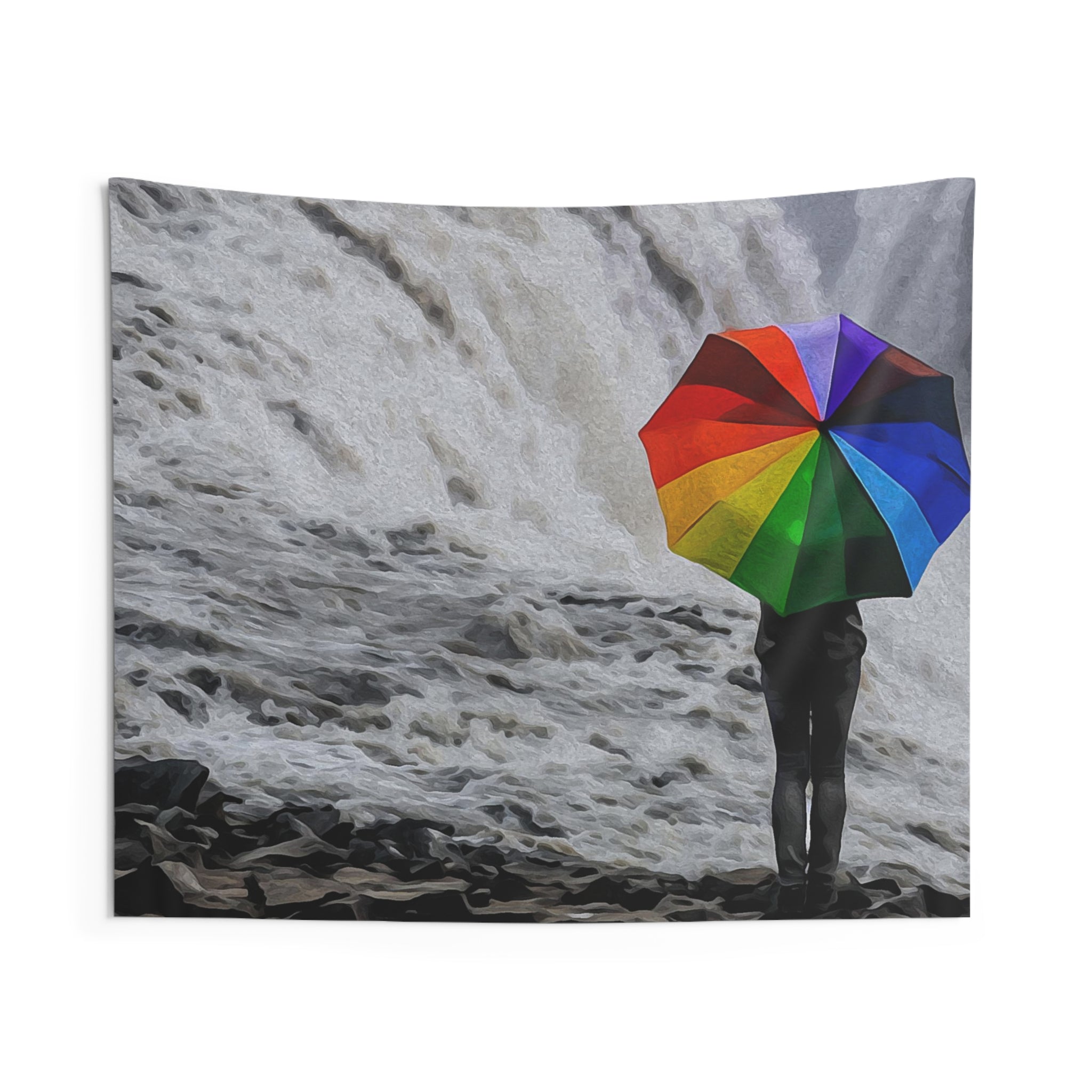 Waterfall Umbrella Tapestry-0