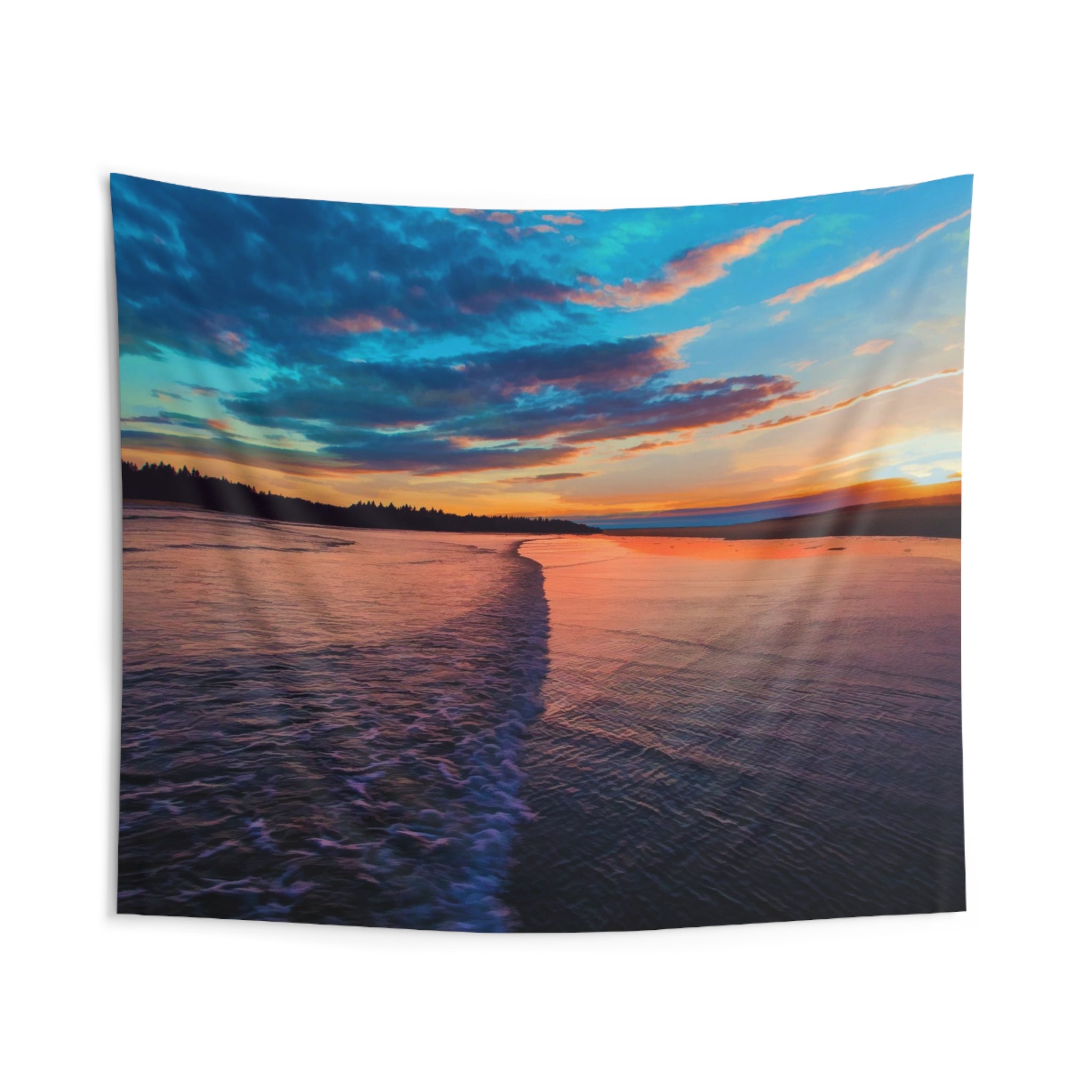 Sunset Beach Tapestry-1