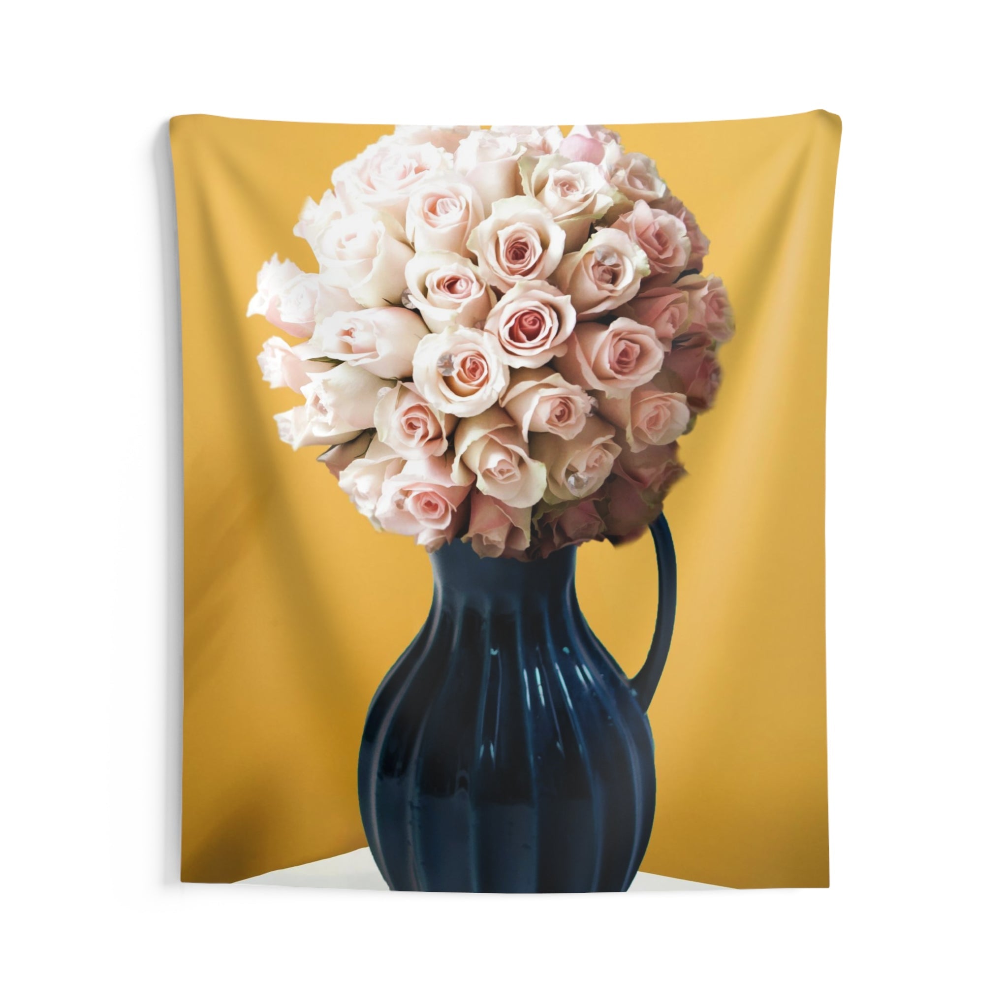 Blue Flower Vase Tapestry-2