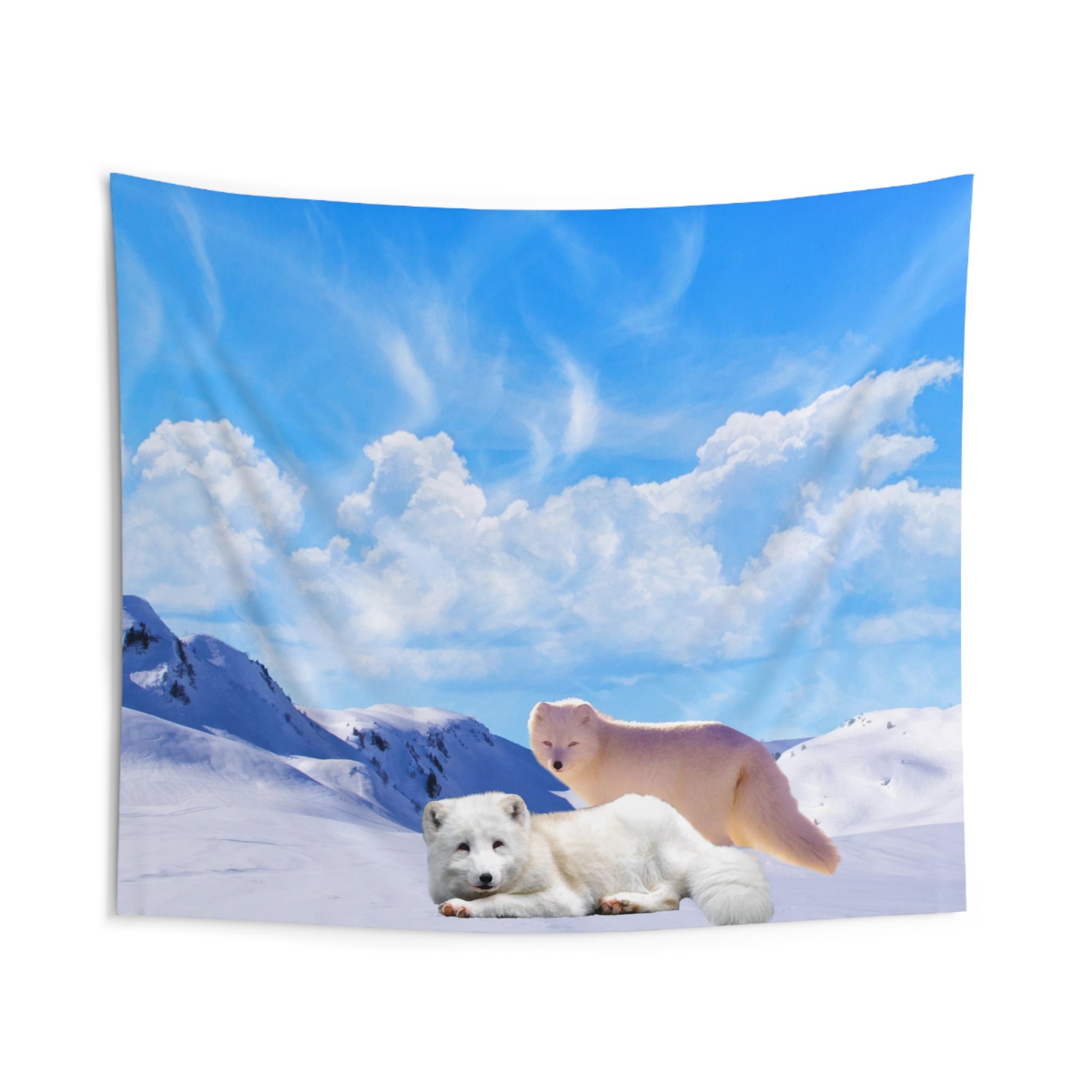 Arctic Fox Tapestry-1