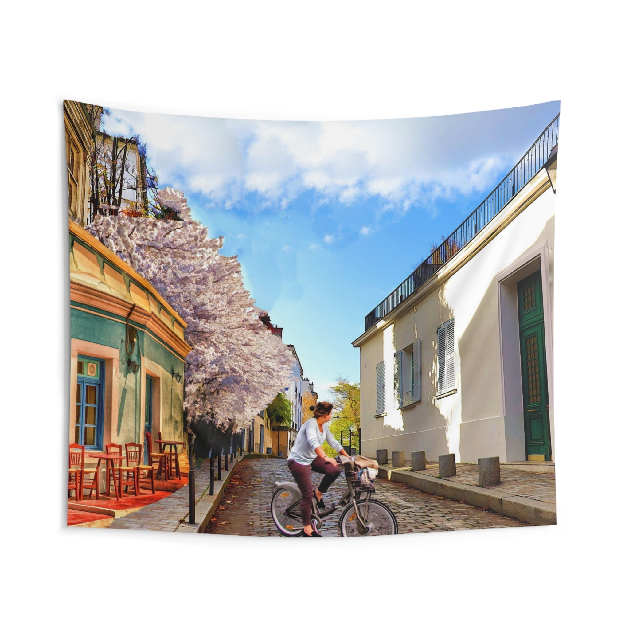 Town street Tapestry-1