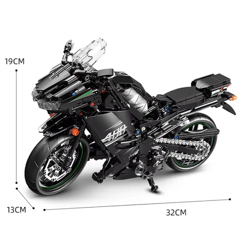 Black Sports Bike 911pcs-3