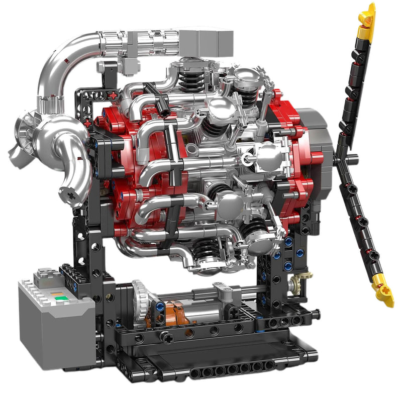 Motorised Radial Aircraft Engine 1146pcs-1