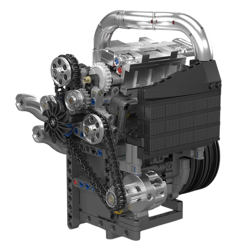 Motorised Swedish 2025 Hypercar Engine 738Pcs-2