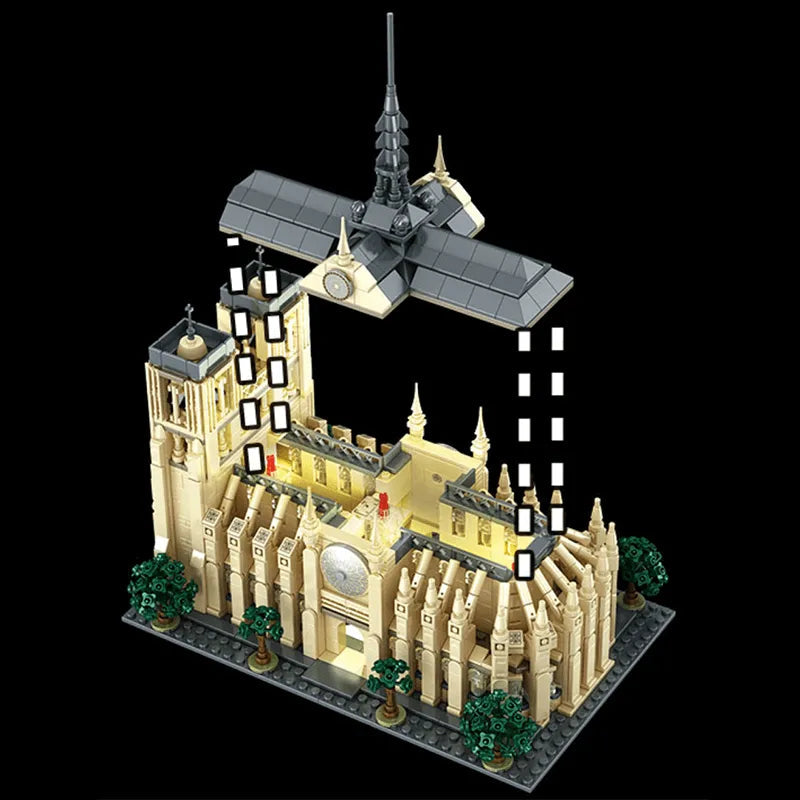 Notre Dame Cathedral 1756pcs-3