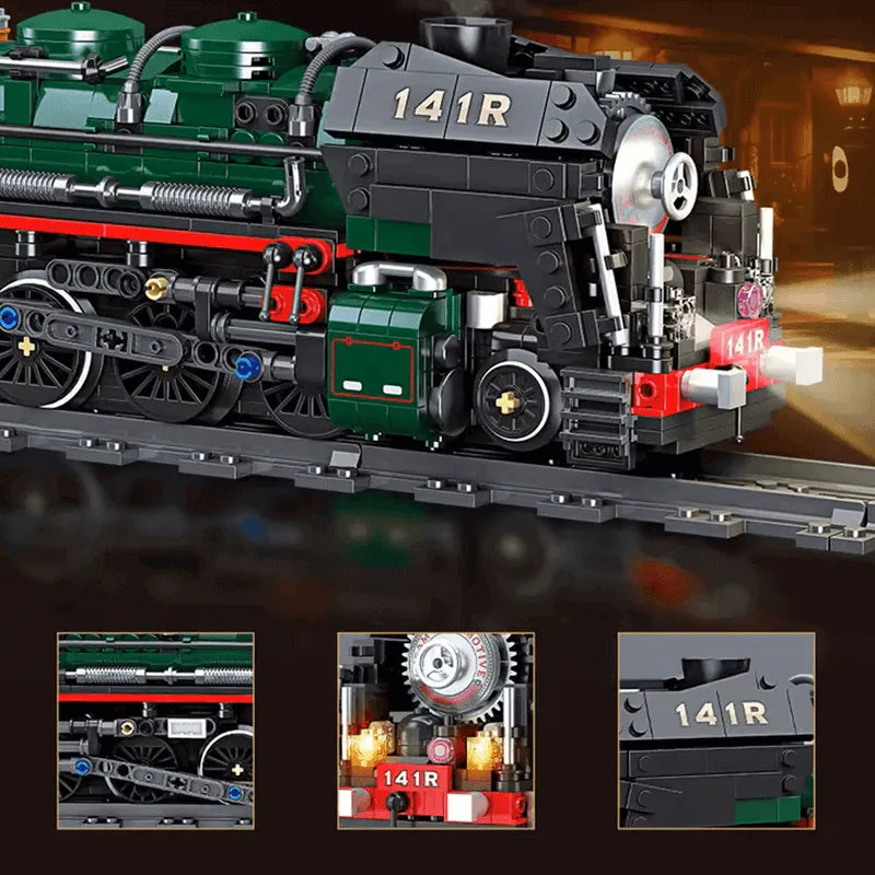 The 141 R French Steam Locomotive 1781pcs-3