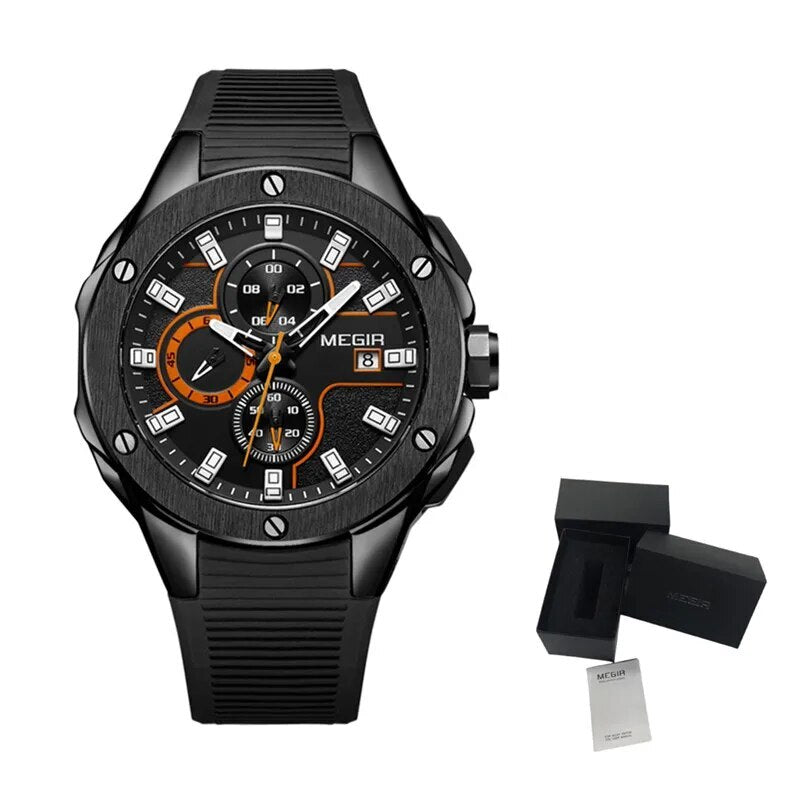 MEGIR Men Sport Military Watch Luxury Luminous Chronograph Quartz Watches Clock Calendar Waterproof Wristwatch Relogio Masculino-20