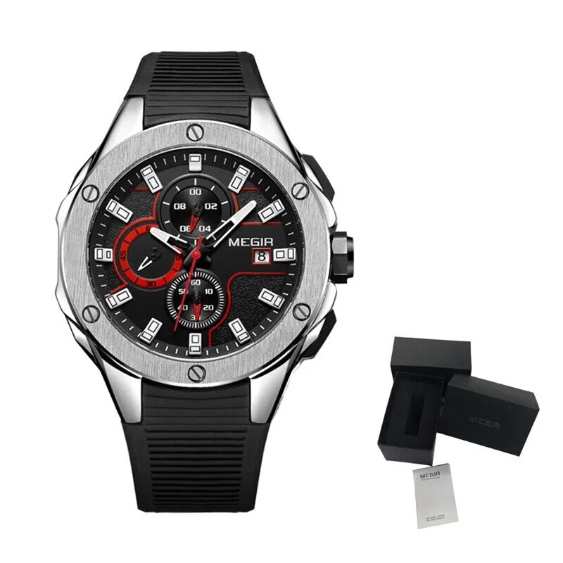 MEGIR Men Sport Military Watch Luxury Luminous Chronograph Quartz Watches Clock Calendar Waterproof Wristwatch Relogio Masculino-18