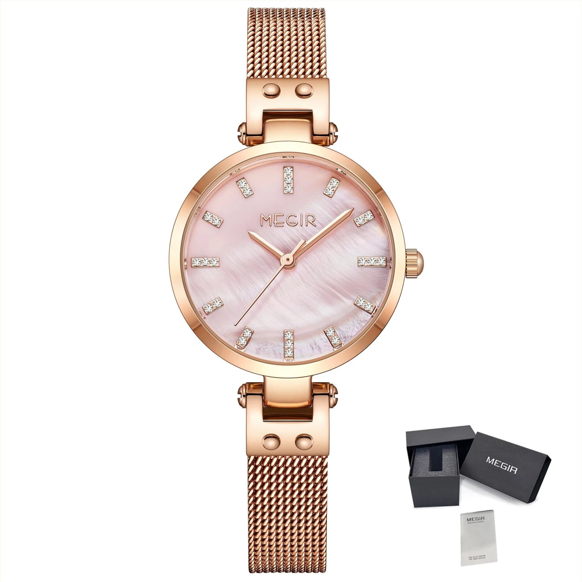MEGIR Watches for Women Top Brand Fashion Ladies Wristwatch Waterproof Female Quartz Luxury Watch Montre Femme-17