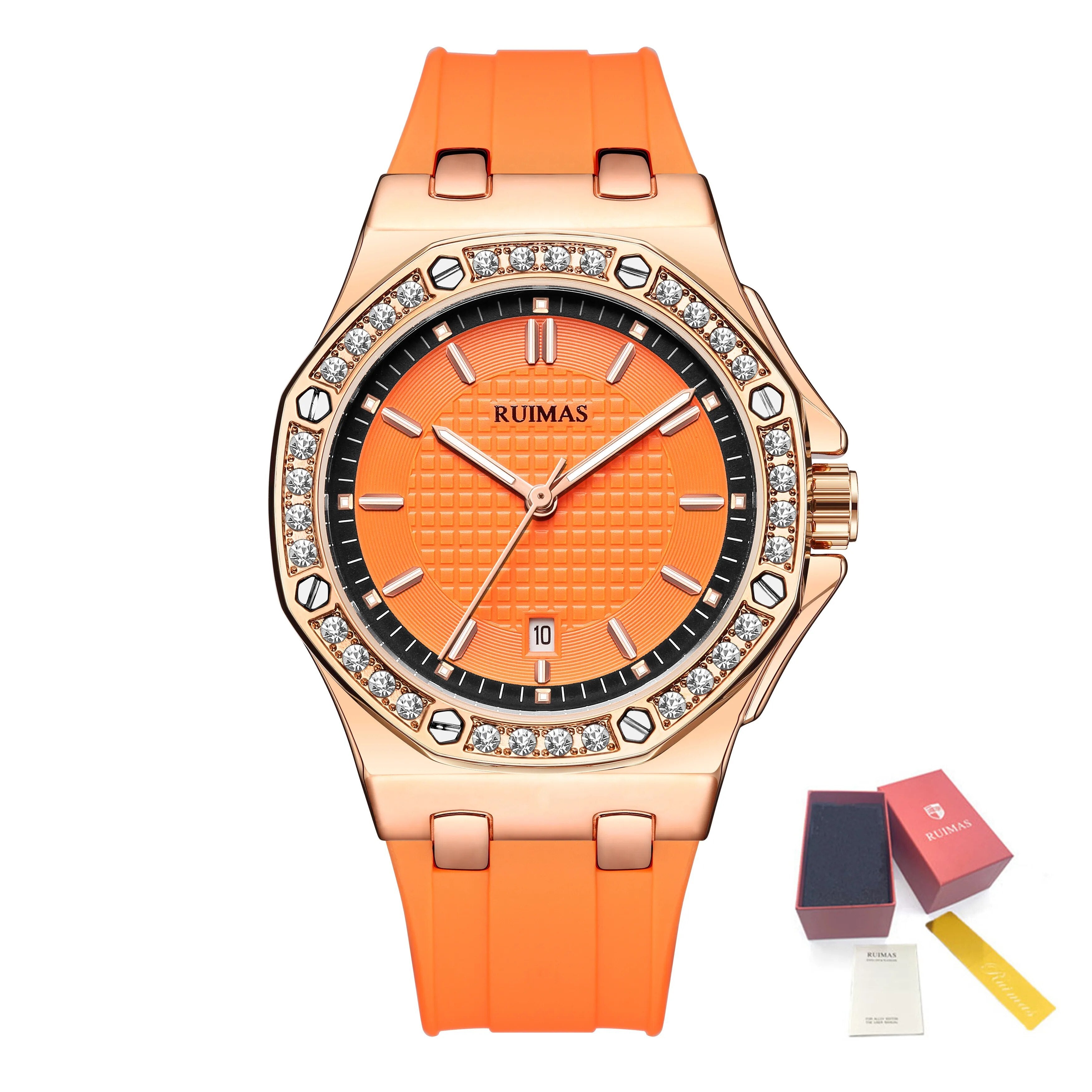 RUIMAS Women Bracelet Quartz Watches Luxury Fashion Ladies Diamond Large Dial Female Elegant Wristwatches Clock Montre Femme-10