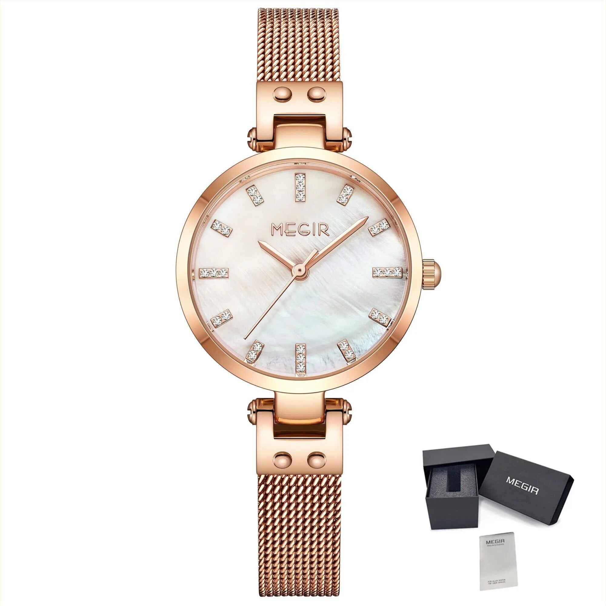 MEGIR Watches for Women Top Brand Fashion Ladies Wristwatch Waterproof Female Quartz Luxury Watch Montre Femme-18