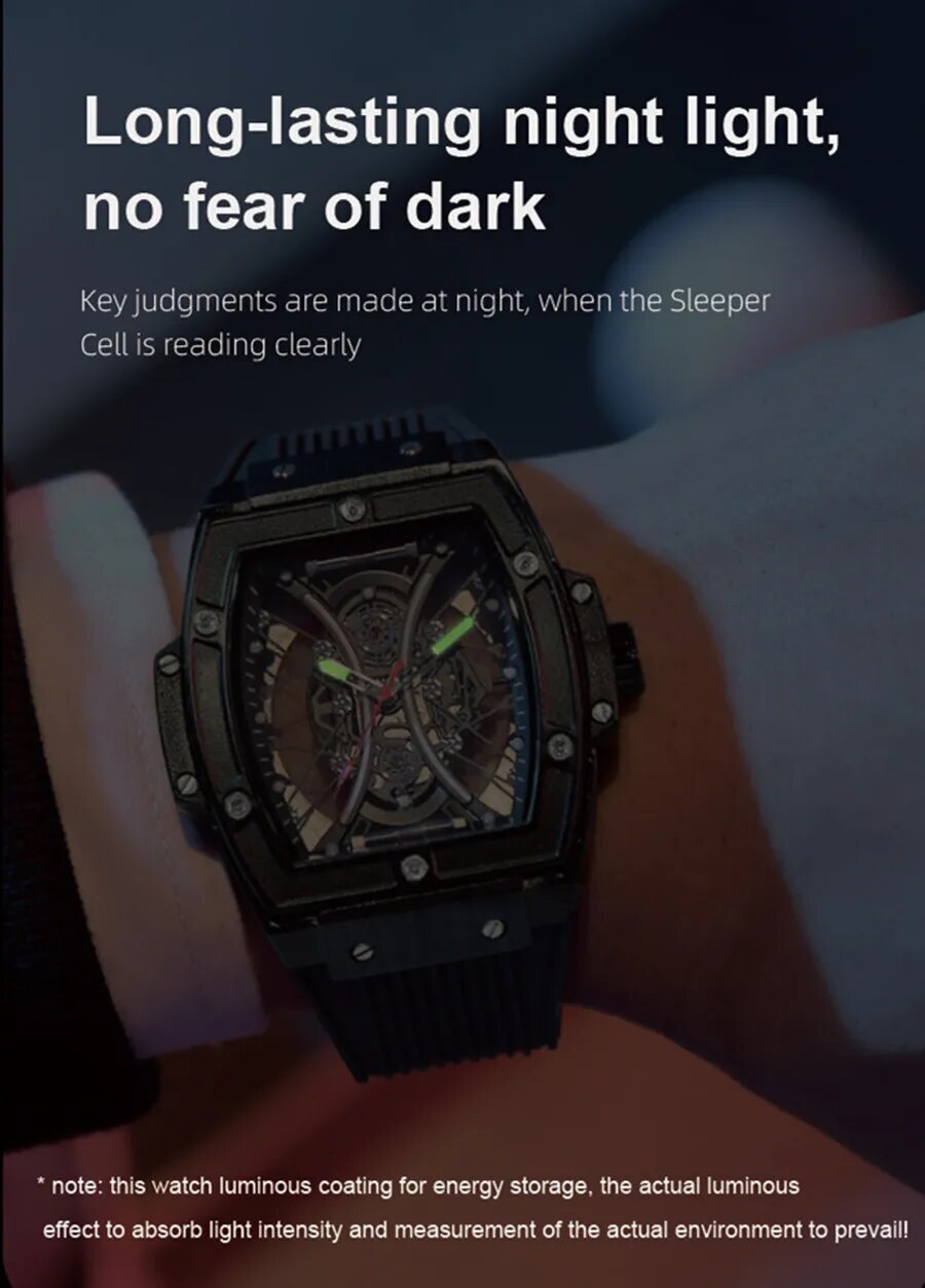 RUIMAS Reloj Hombre Fashion Brand Men Silicone Strap Watches Quartz Casual Wrist Watches Clock Waterproof Sport Montre Homme 334-6