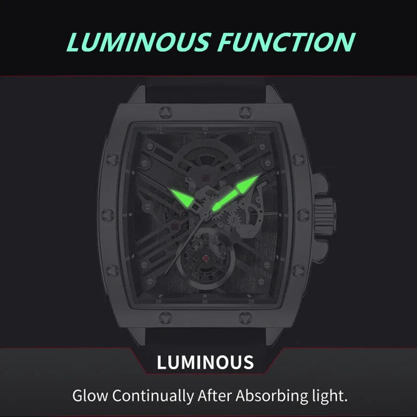 RUIMAS Luxury Fashion Men Sports Quartz Wrist Watches Waterproof Luminous Large Dial Casual Wristwatch Silicone Montre Homme-5