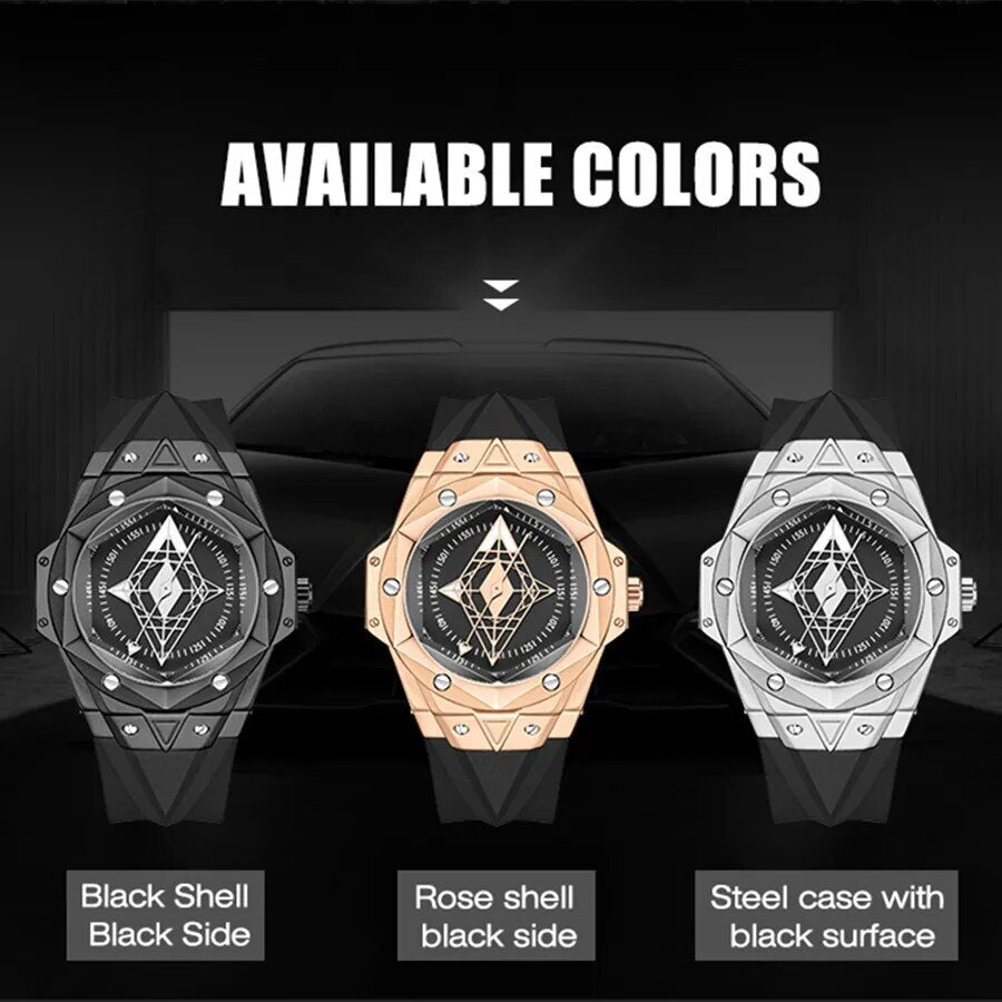 RUIMAS Brand Watches for Men Luxury Quartz Movement Sport Casual Wristwatches Unique Design Waterproof Clock Relogio Masculino-4