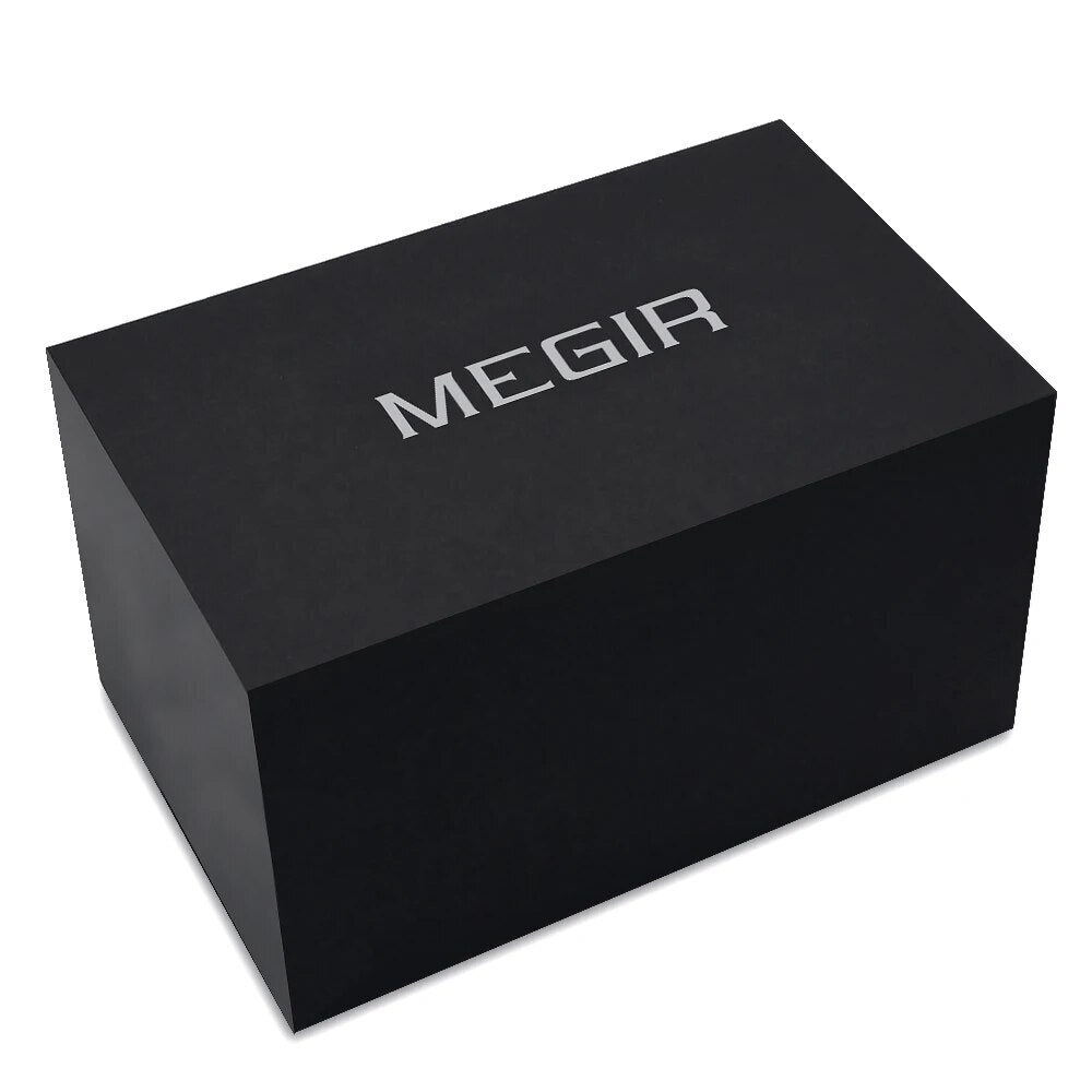 Megir Watch Box Original Fashion Sport Watches Retail Package Box Case for MEGIR Watch Accessories-3
