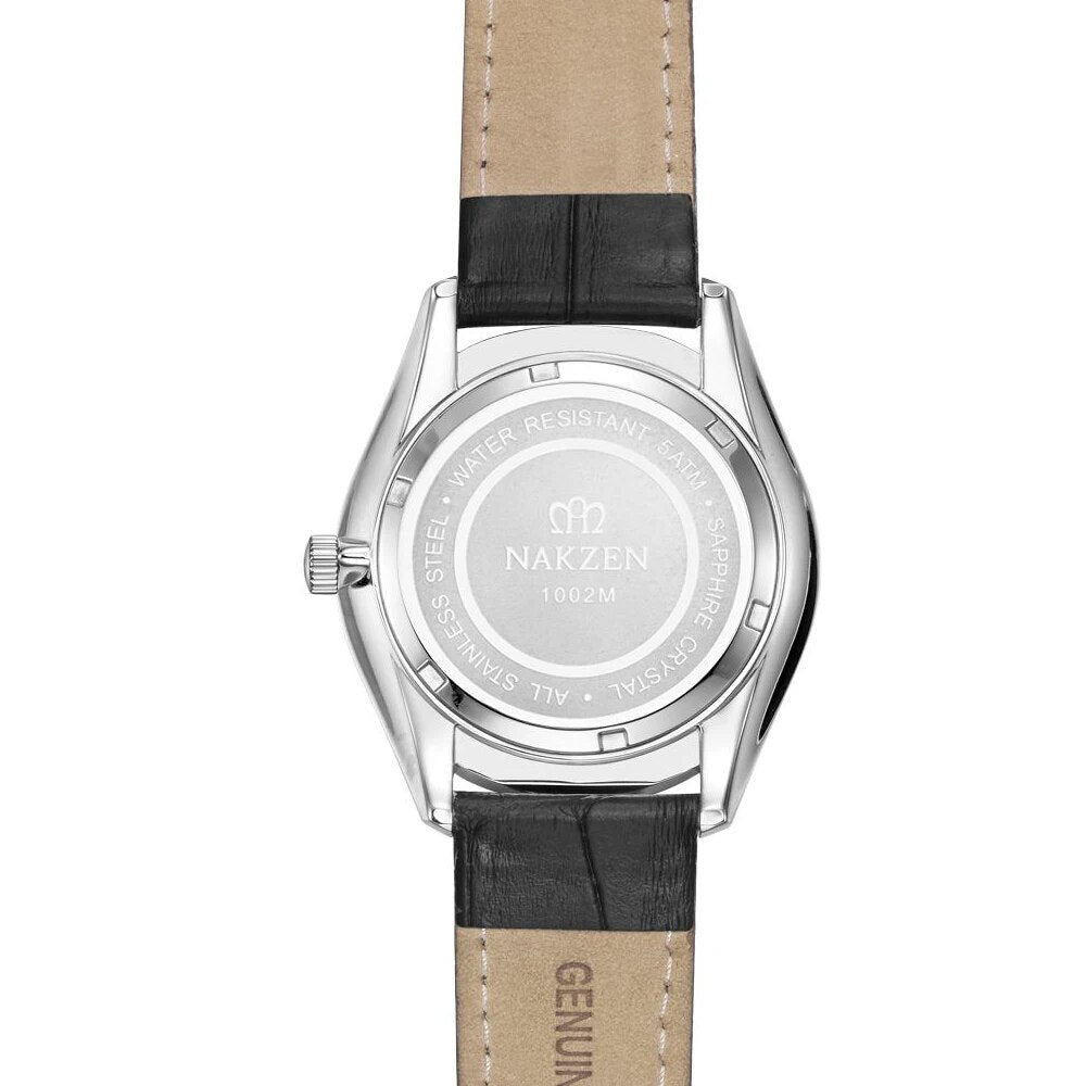 NAKZEN Mens wrist Watches Top Luxury Brand Quartz Watch Casual Leather Sports Wristwatch Homme Male Clock Relogio Masculino-5