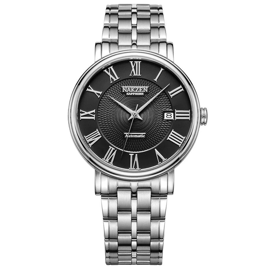 NAKZEN Miyota 9015 Automatic Mechanical Men Watch 2019 Hot Wrist Brand Luxury Sapphire glass Wristwatch Clock Relogio Masculino-5