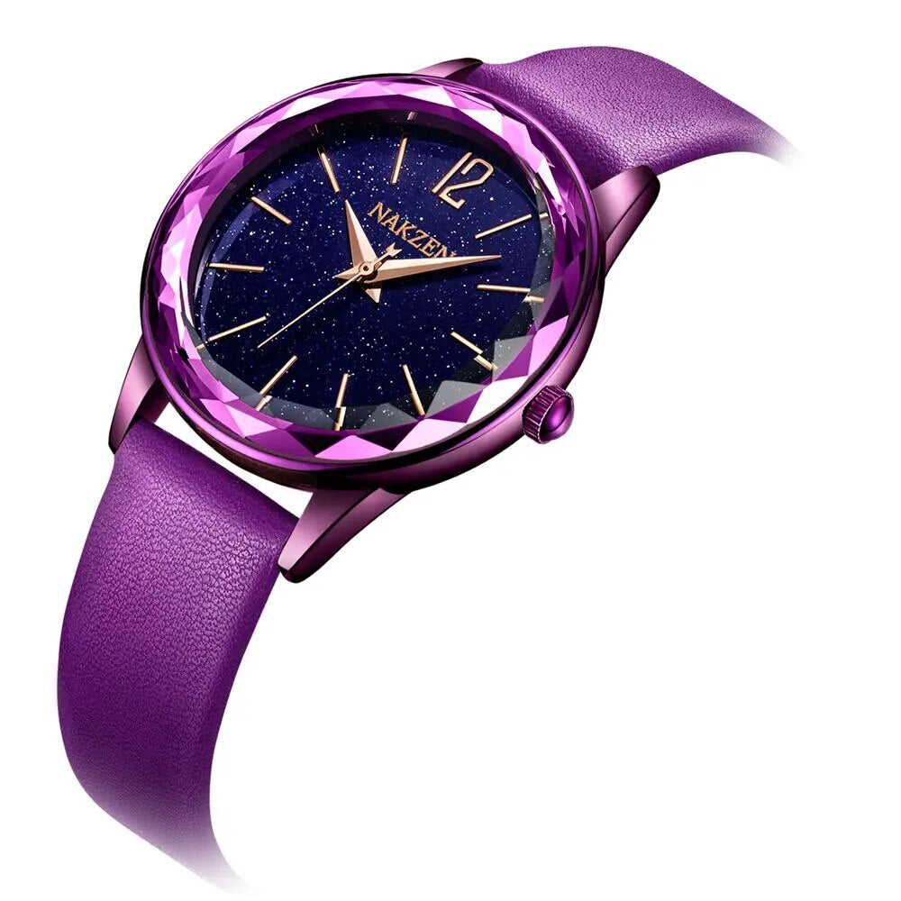 NAKZEN Dress Women Quartz Watches Minimalism Starry sky Magnet Buckle Fashion Wristwatch Waterproof Roman Numeral reloj mujer-1