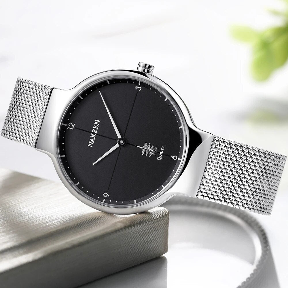 NAKZEN Women Fashion Casual Ultra Thin Quartz Watches Top Brand Luxury Waterproof Ladies Female Wrist Watch Relogio Masculino-3