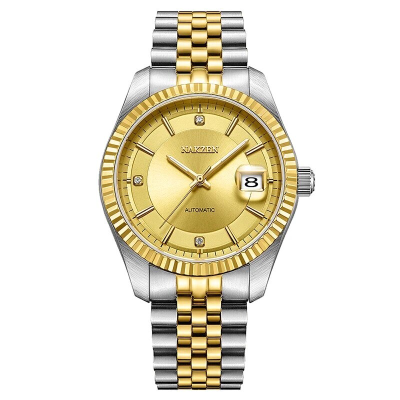 NAKZEN Watch Luxury Men Automatic Mechanical Tourbillon Clock Fashion Sapphire Glass Stainless Steel Waterproof Watches NH35 Mov-9