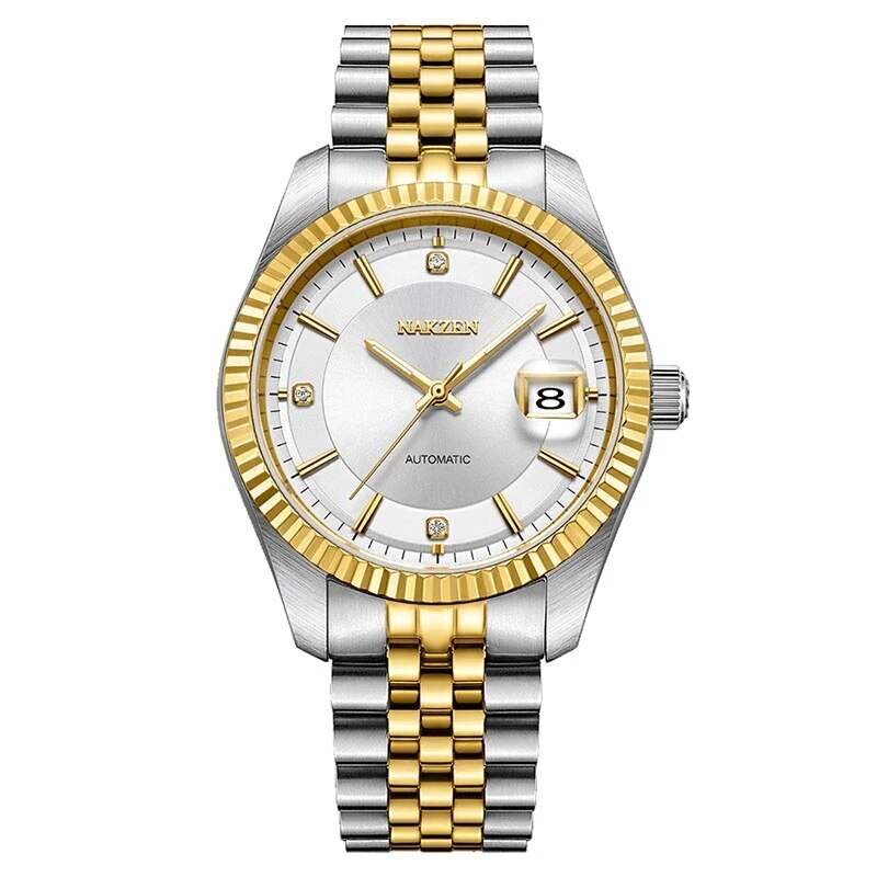 NAKZEN Watch Luxury Men Automatic Mechanical Tourbillon Clock Fashion Sapphire Glass Stainless Steel Waterproof Watches NH35 Mov-8