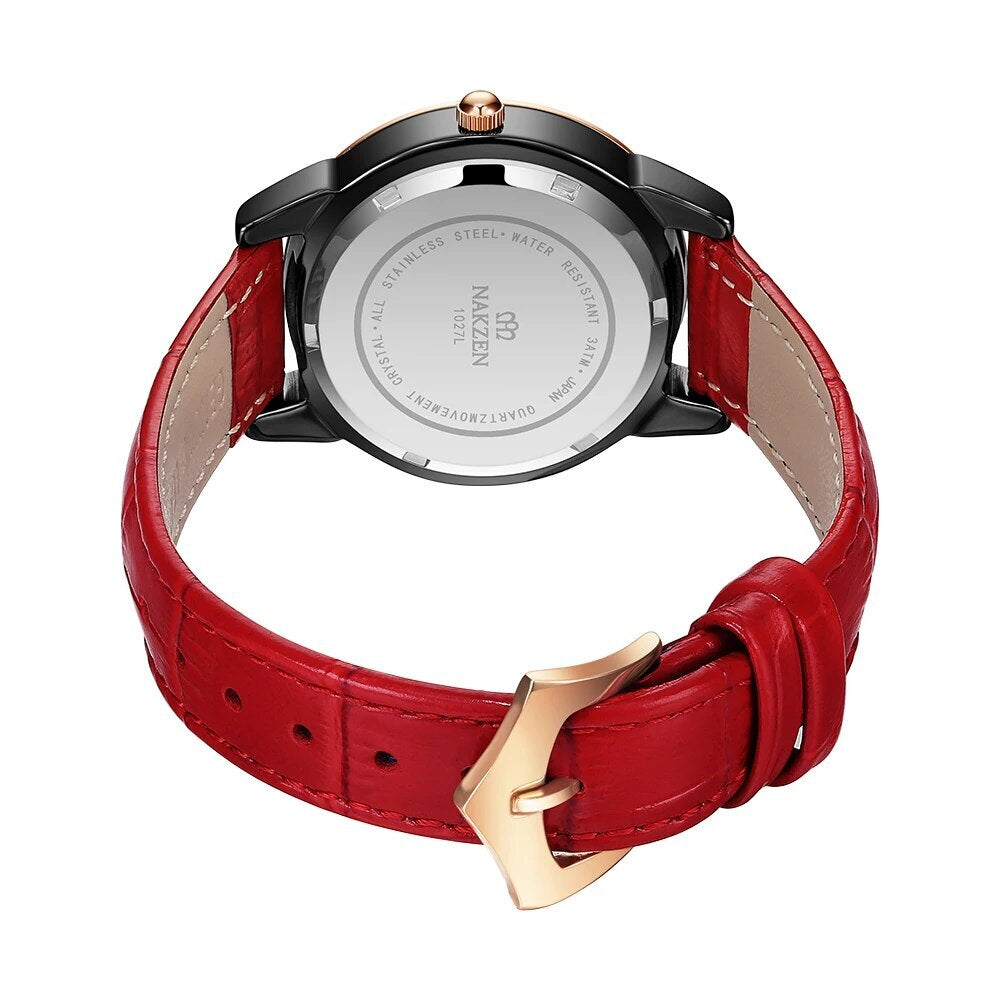 NAKZEN Women Watches Waterproof Black Ceramic Leather Luxury Fashion Ladies Quartz Watch Relogio Feminino Montre Femme-5