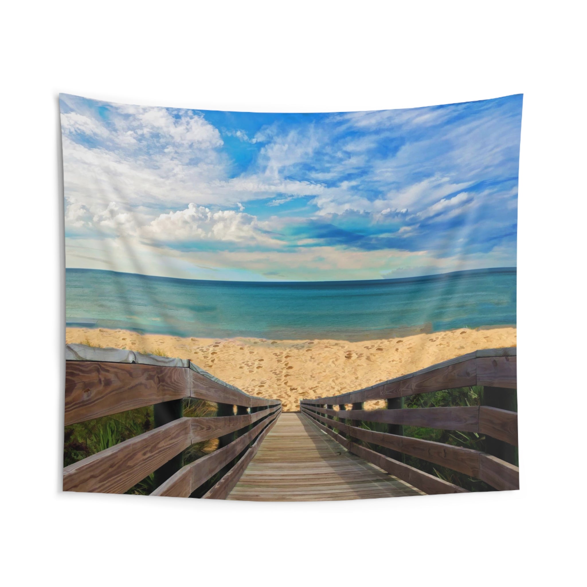 Beach Sea Tapestry-1