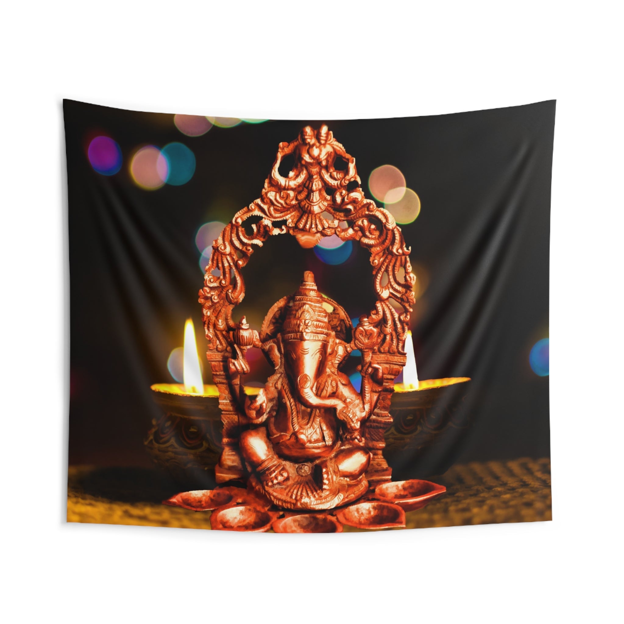 Ganesha Diya Tapestry-1