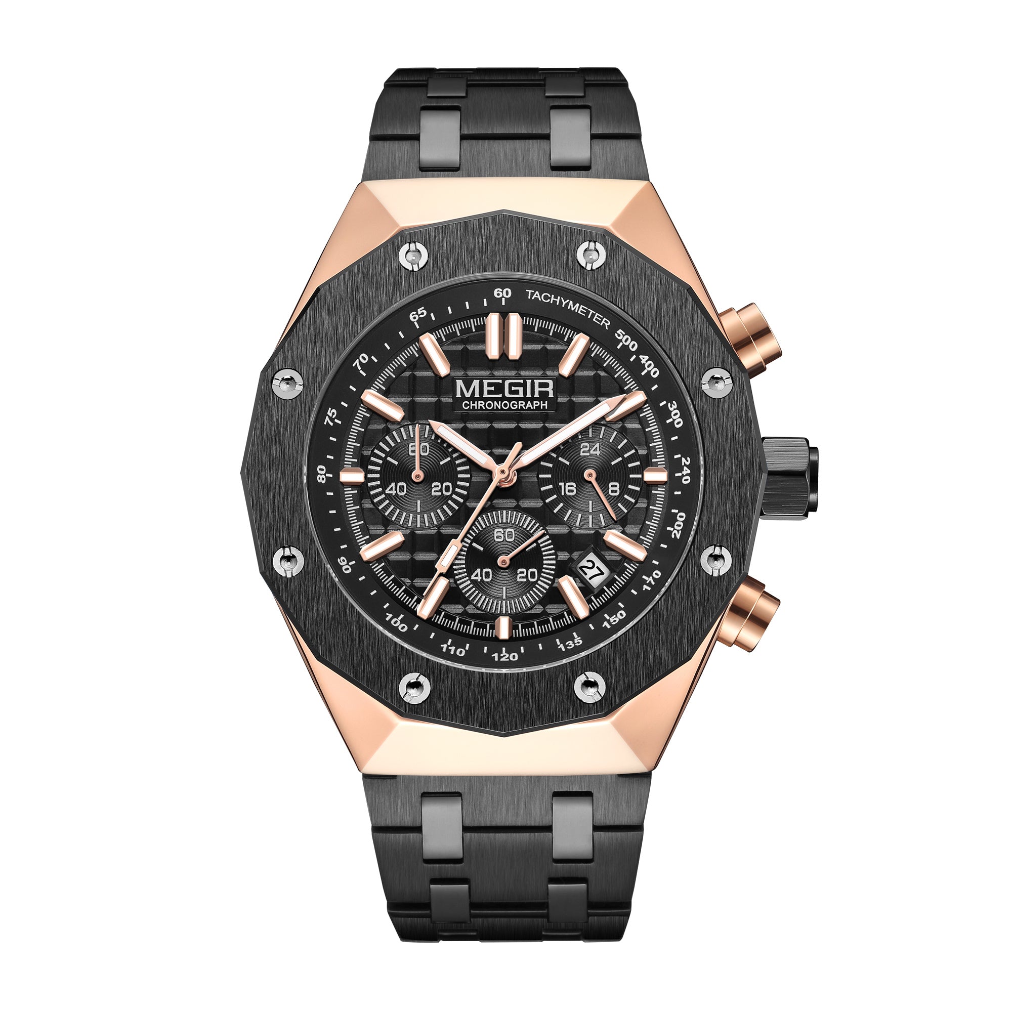 MEGIR Relogio Masculino Luxury Business Men Watches Fashion Military Watch Date Luminous Casual Quartz Wristwatch Man Clock 2213-7