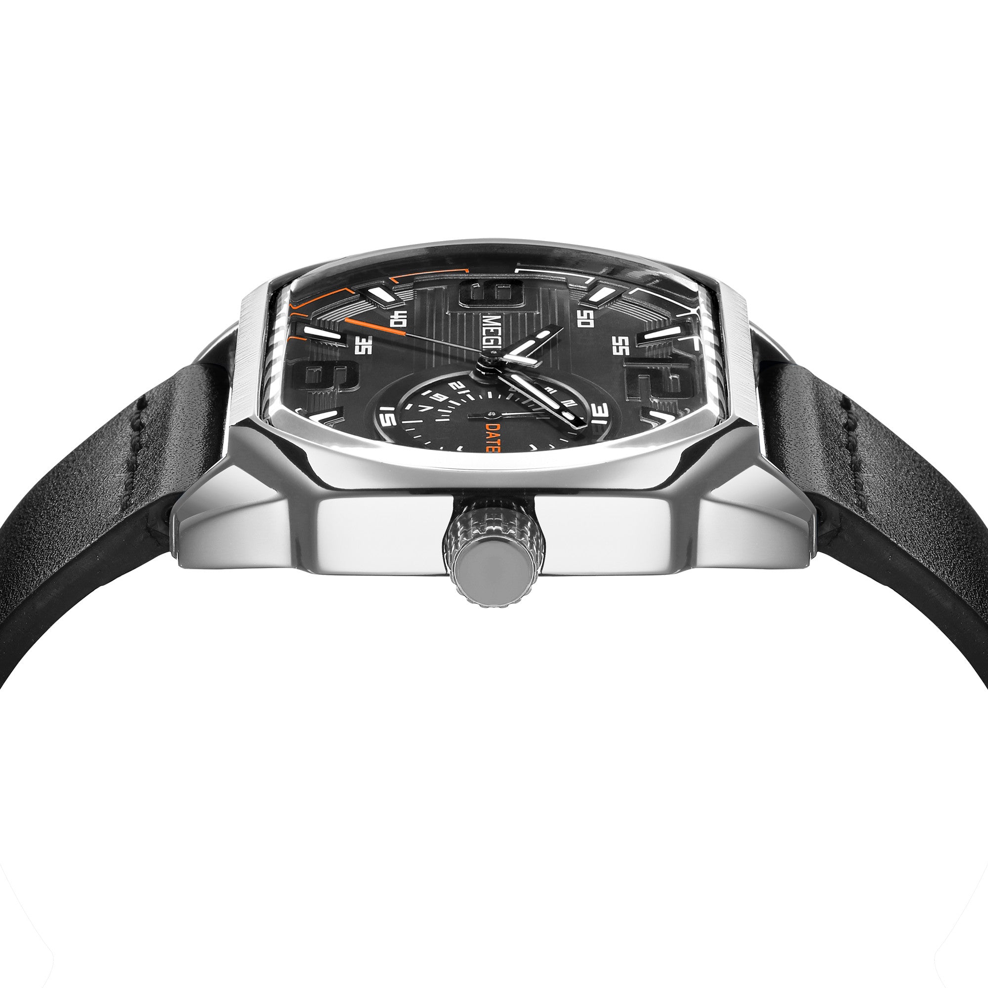 MEGIR Fashion Mens Watches Top Luxury Sport Military Watch Calendar Luminous Quartz Casual Man Wristwatch Clock Montre Homme-13