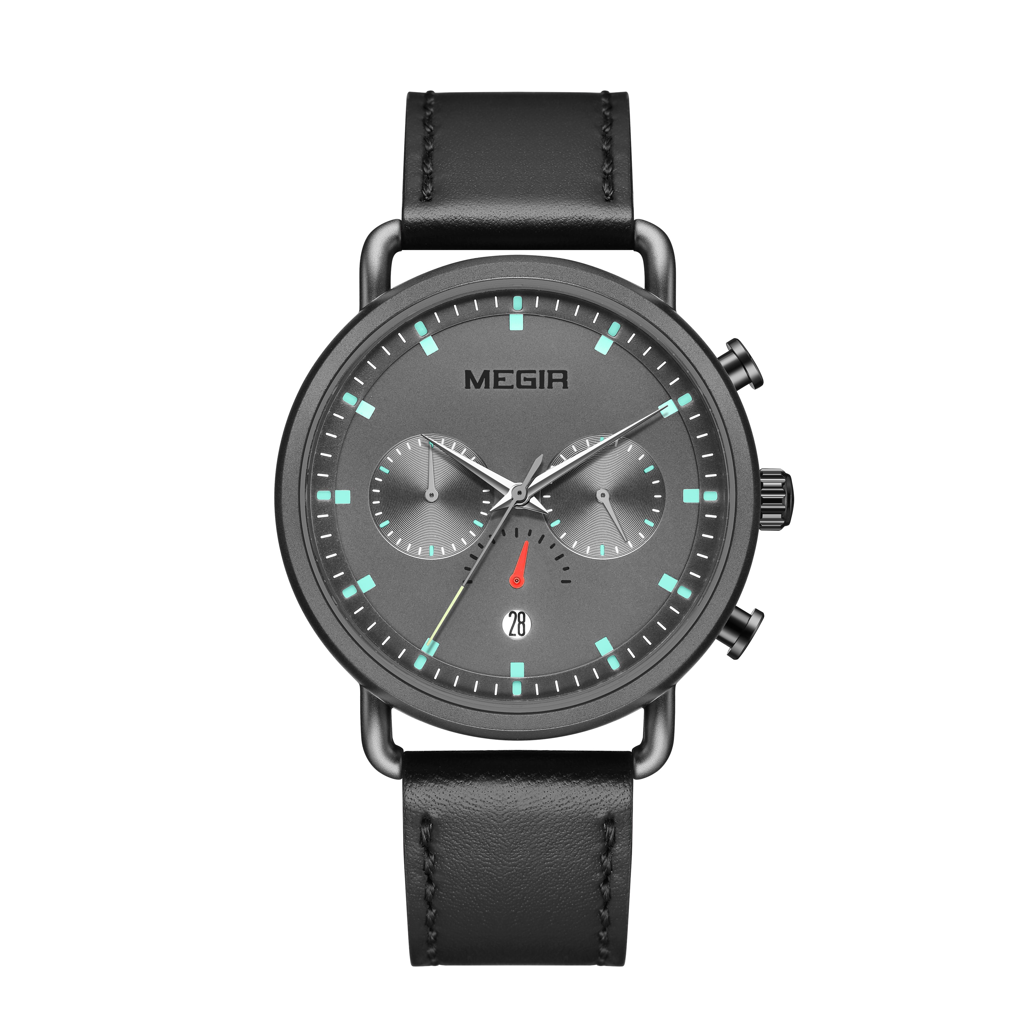 MEGIR Men Watch Top Brand Fashion Casual Quartz Watches Waterproof Date Man Sports Military Wristwatch Clock Relogio Masculino-9