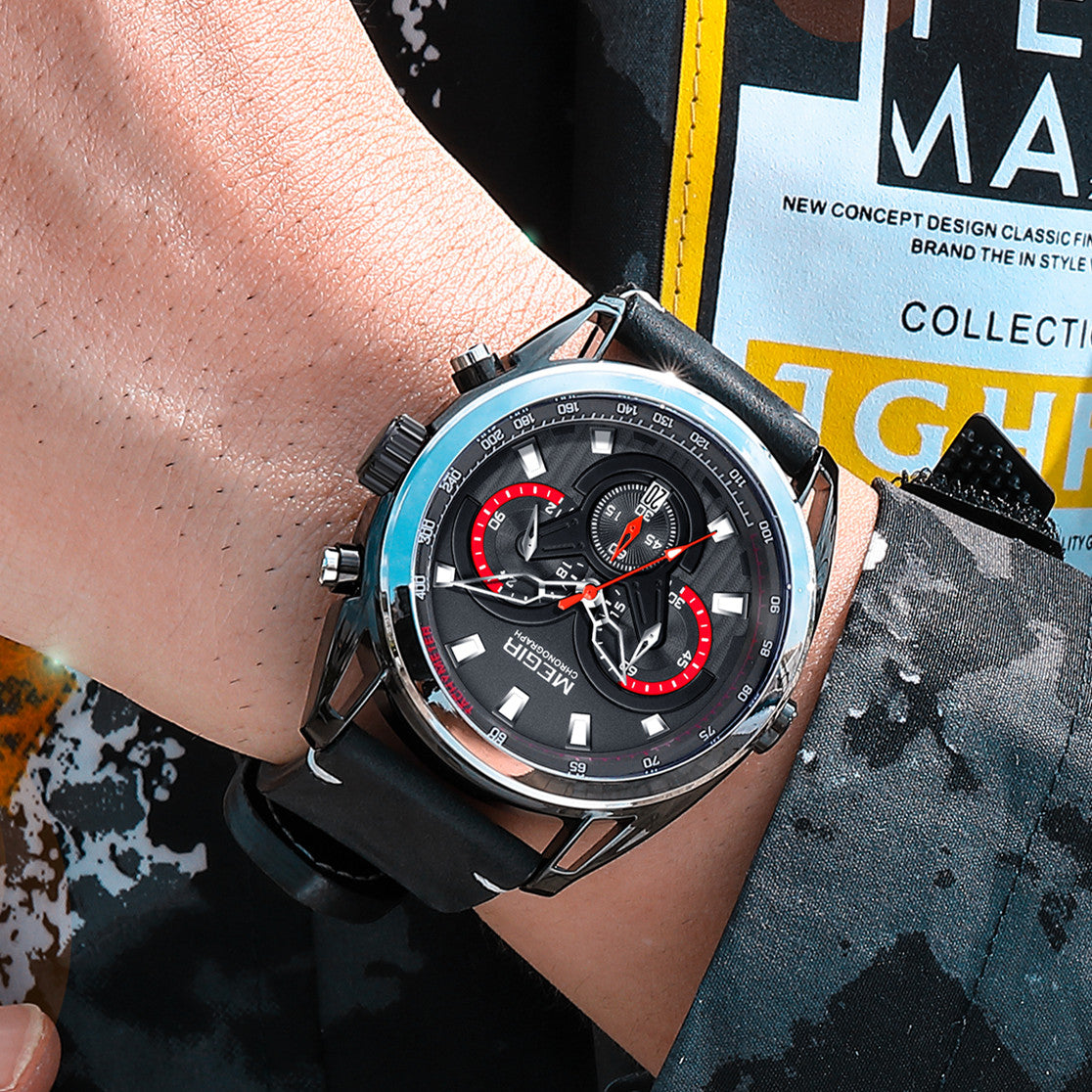 MEGIR Top Brand Luxury Men's Wrist Watch Man Luminous Waterproof Sport Men Quartz Wristwatches Relogio Masculino Dropshipping-1