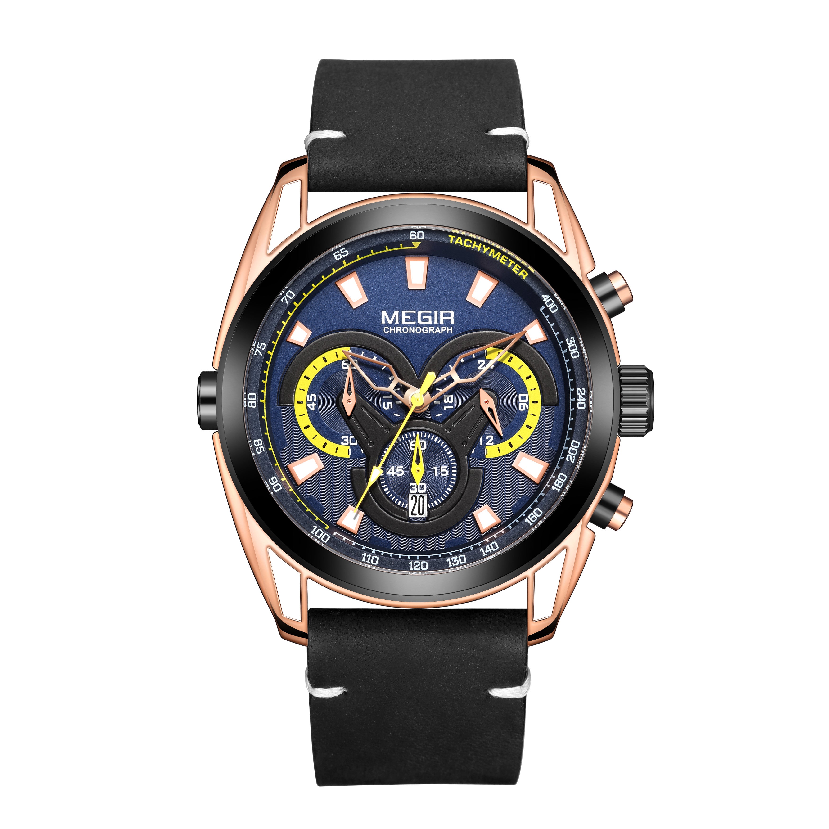 MEGIR Top Brand Luxury Men's Wrist Watch Man Luminous Waterproof Sport Men Quartz Wristwatches Relogio Masculino Dropshipping-5