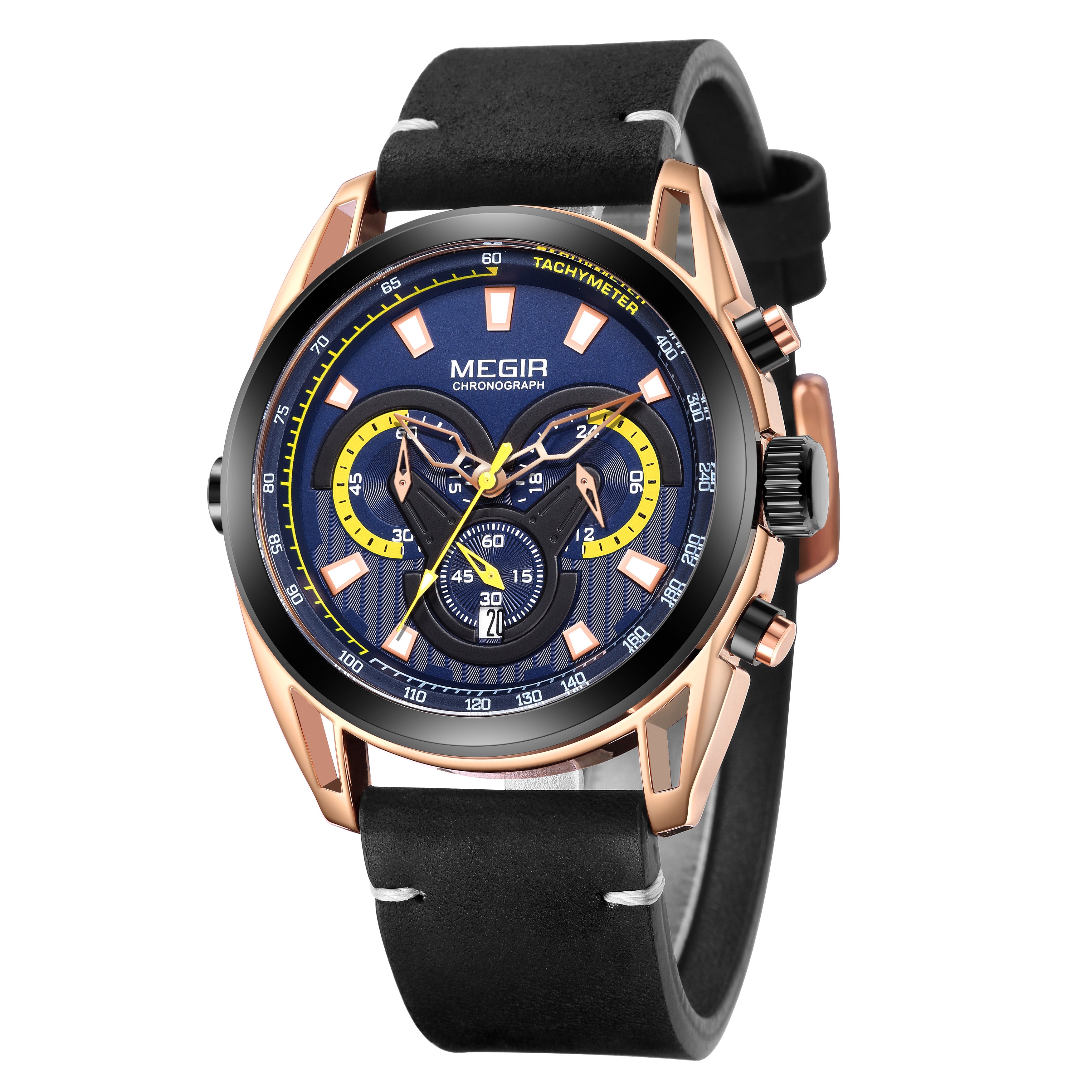 MEGIR Top Brand Luxury Men's Wrist Watch Man Luminous Waterproof Sport Men Quartz Wristwatches Relogio Masculino Dropshipping-3