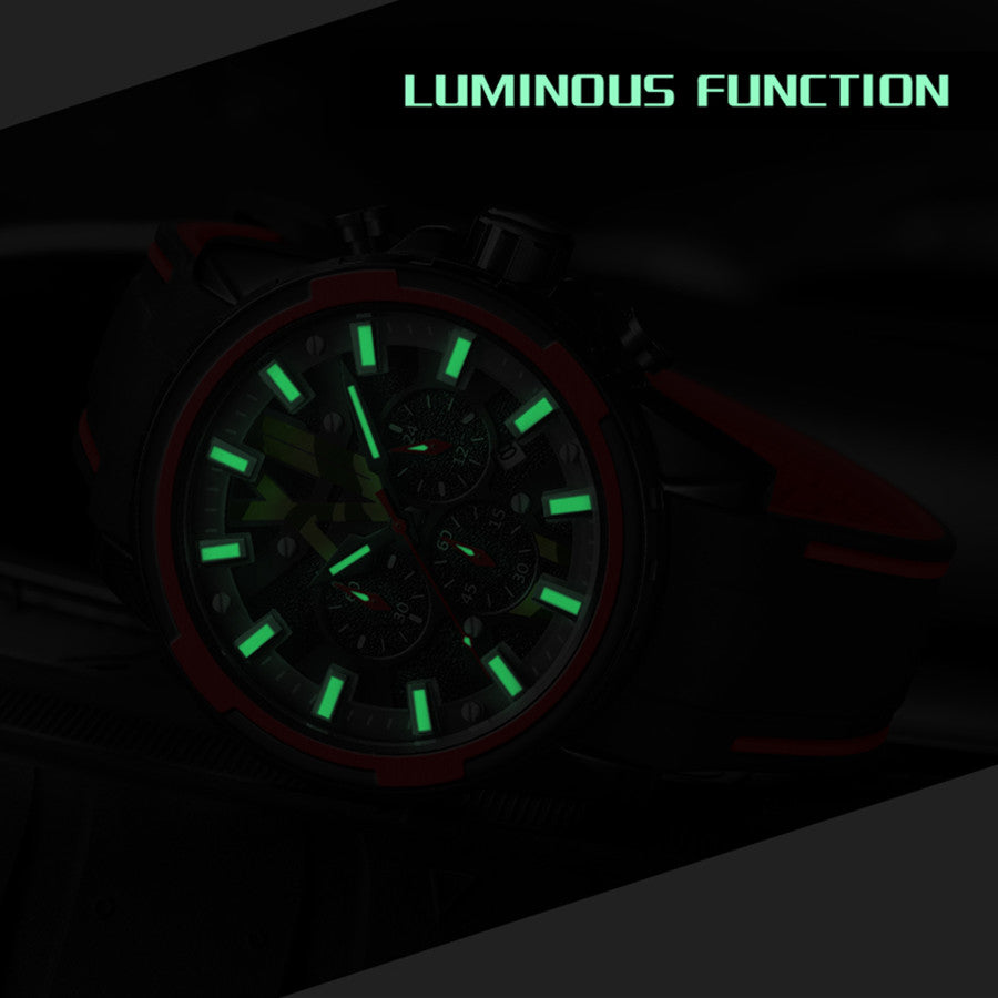 MEGIR New Sport Watch for Luxury Silicone Quartz Casual Wristwatch Waterproof Military Wrist Watch Man Clock Reloj Hombre 2133-7