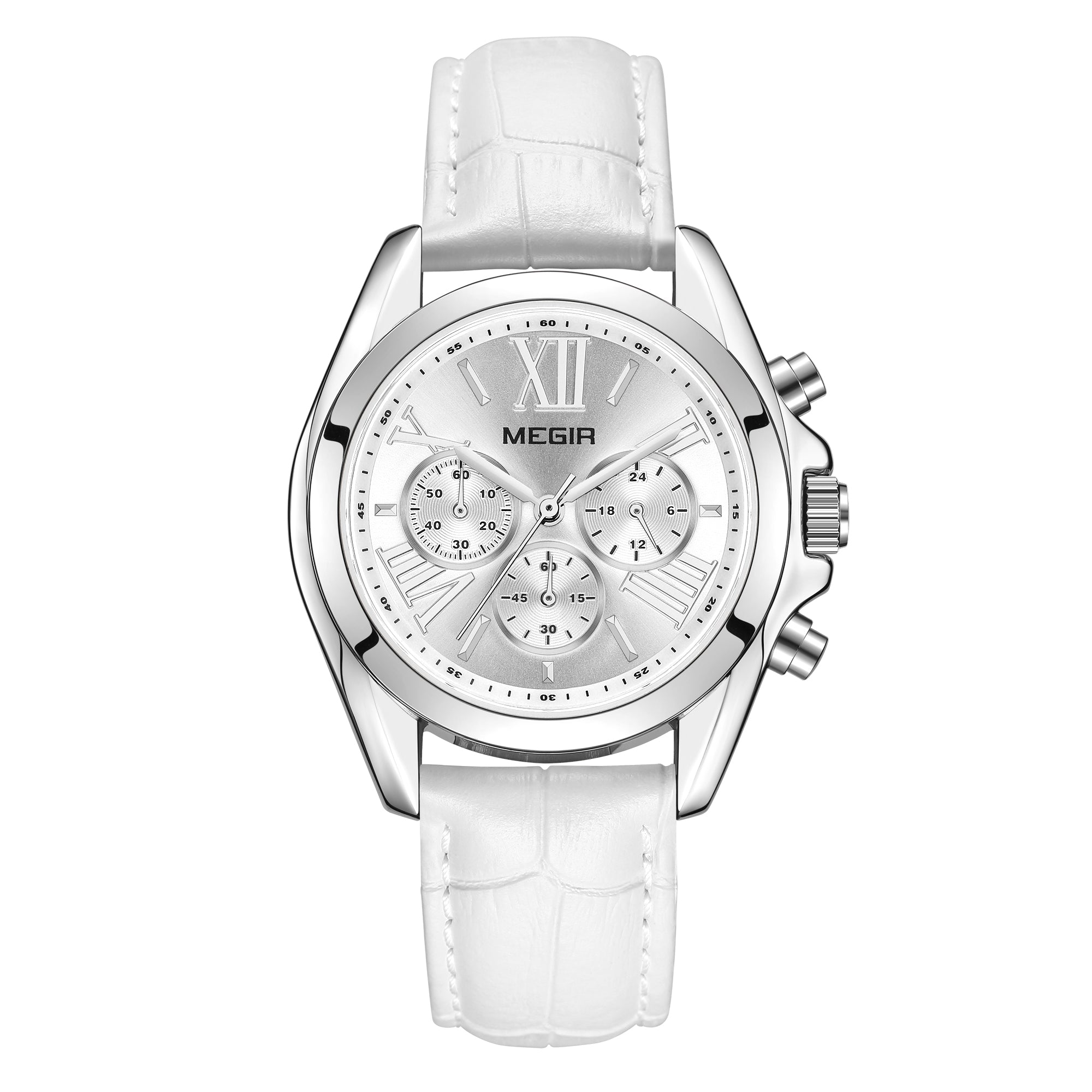 MEGIR Watch for Women Top Brand Luxury Ladies Fashion Wristwatch Leather Waterproof Elegant Dress Quartz Female Clock 2114-5