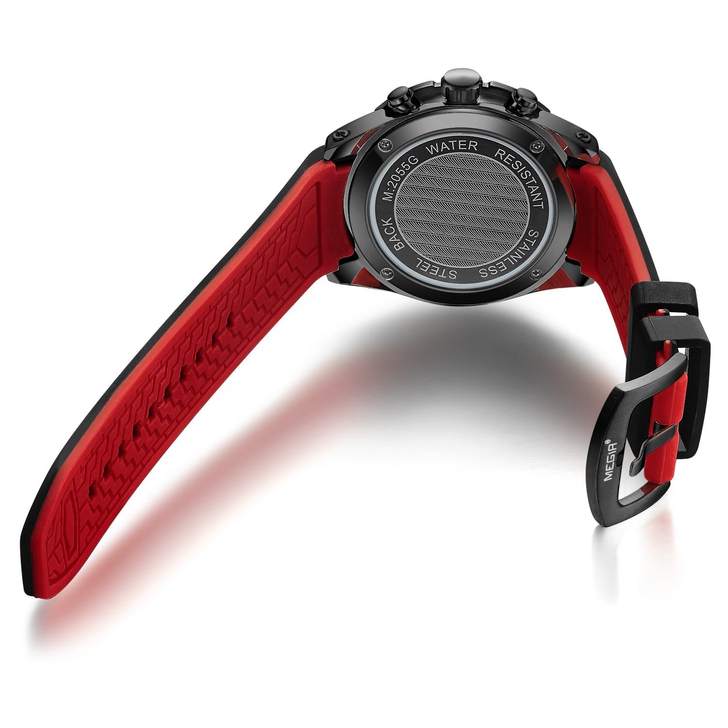 MEGIR Fashion Sport Watches for Men Top Brand Military Quartz Wristwatch Calendar Male Clock Chronograph Montre Homme 2055-9