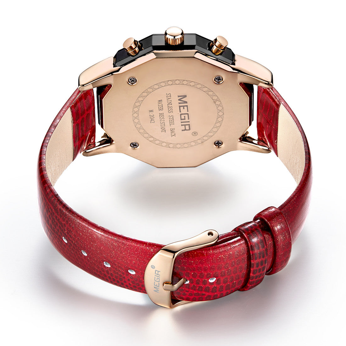 MEGIR Luxury Brand Women Bracelet Watches Ladies Fashion Quartz Sport Wristwatch Leather Dress Clock Chronograph Reloj Hombre-10