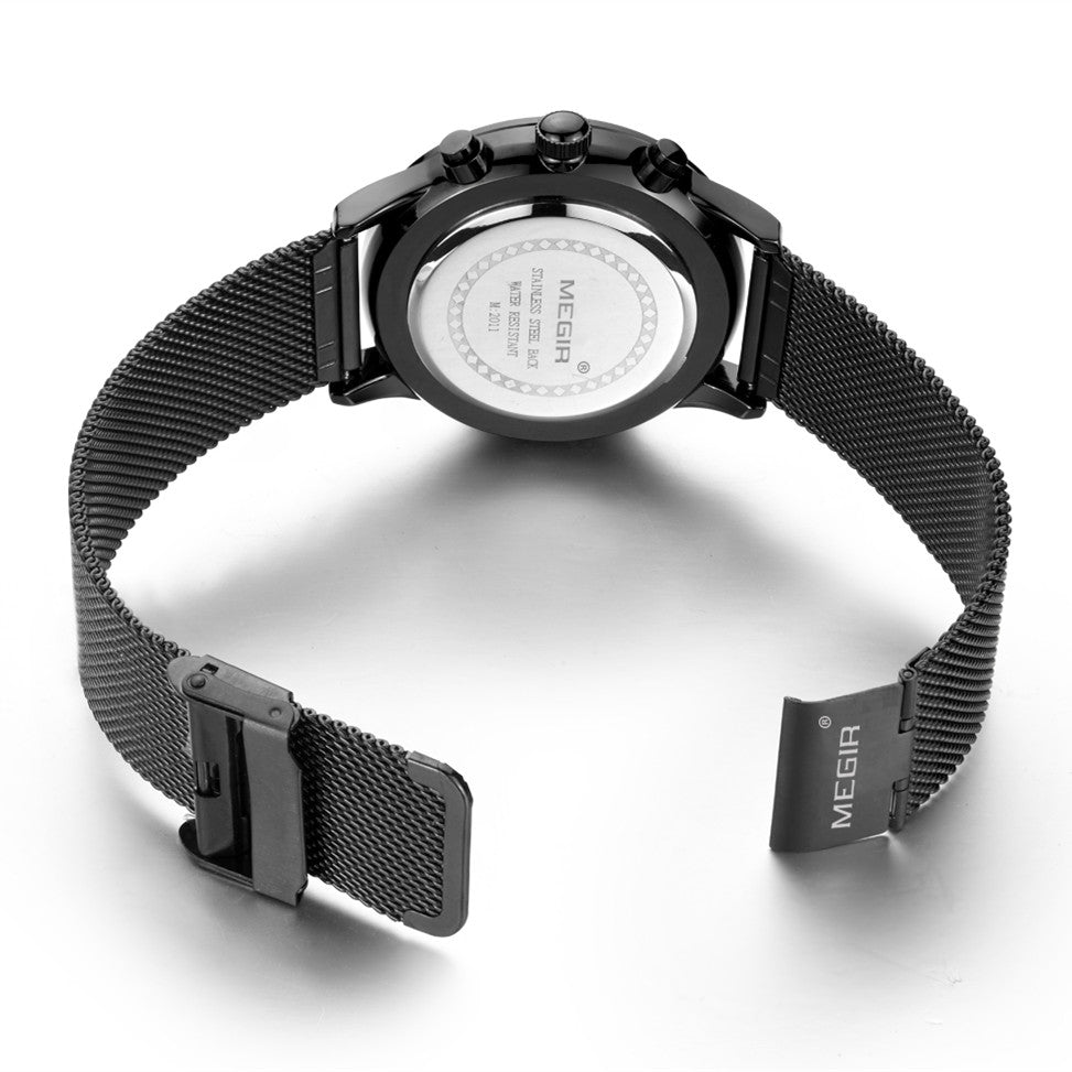 MEGIR Men's Quartz Watch Top Brand Luxury Wristwatch Waterproof Business Clock Date Wrist Watch Chronograph reloj hombre 2011-11