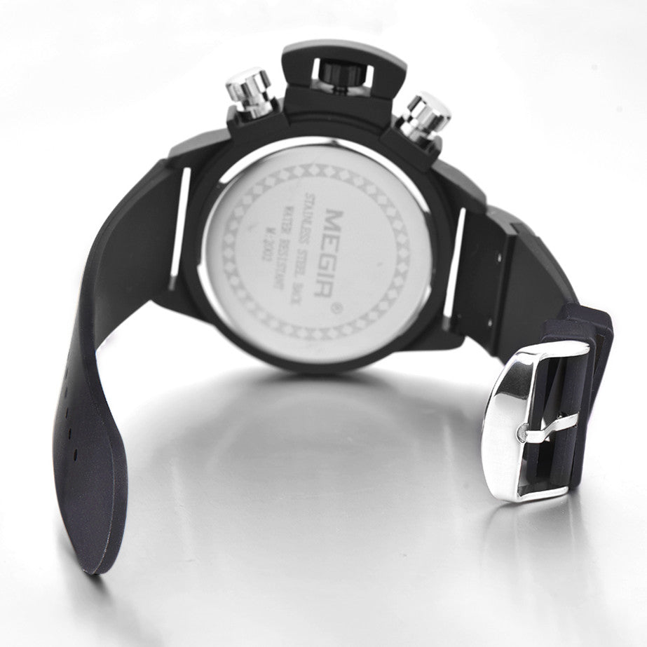 MEGIR Men Watches Luxury Fashion Sport Military Chronograph Luminous Date Quartz Wristwatch Clock Big Dial Relogio Masculino-11